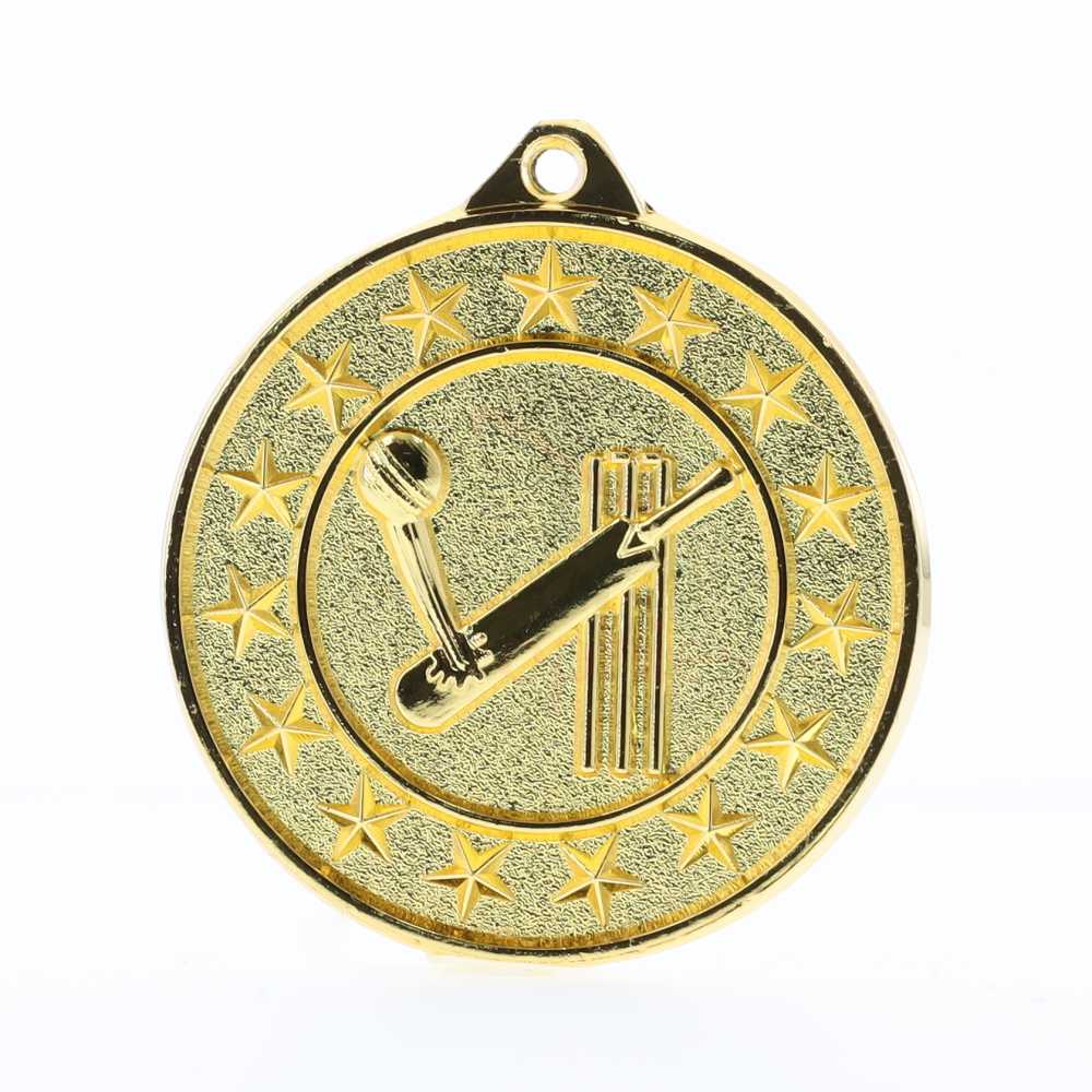 Cricket Starry Medal Gold 50mm