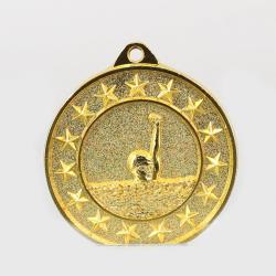 Swimming Starry Medal Gold 50mm