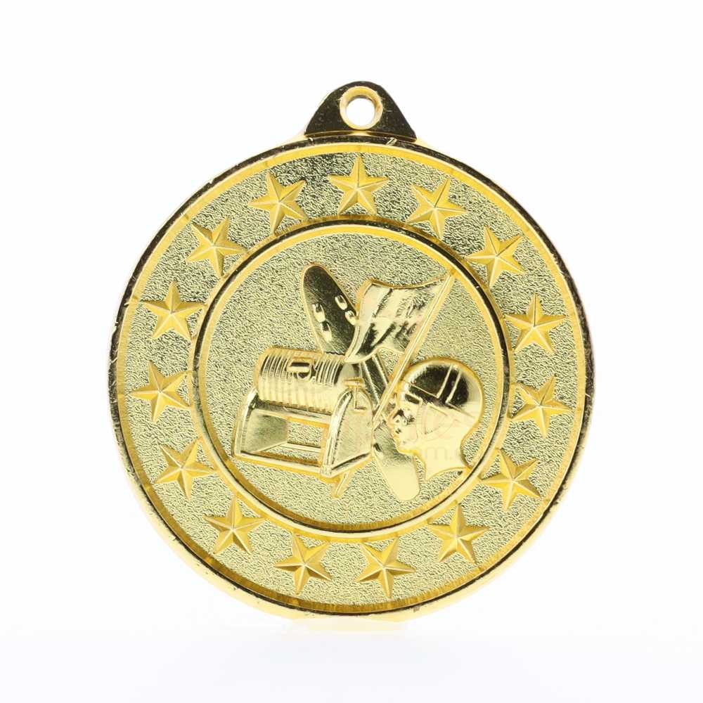 Surf Lifesaving Starry Medal Gold 50mm