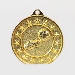 Soccer Starry Medal Gold 50mm