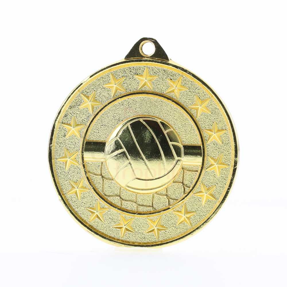 Volleyball Starry Medal Gold 50mm