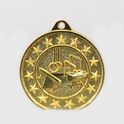 Gymnastics Starry Medal Gold 50mm