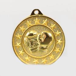 Boxing Starry Medal Gold 50mm