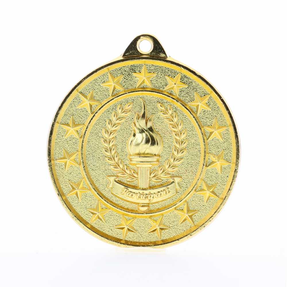 Participant Starry Medal Gold 50mm
