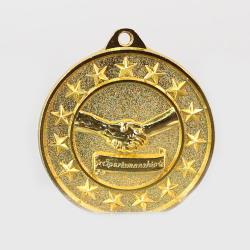 Sportsmanship Starry Medal Gold 50mm