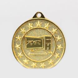 Computer Starry Medal Gold 50mm