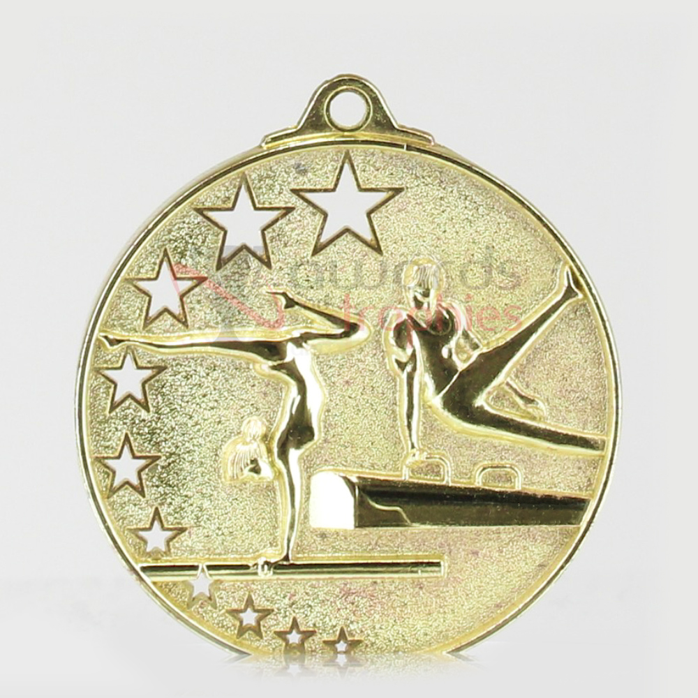 Star Gym Medal 52mm Gold