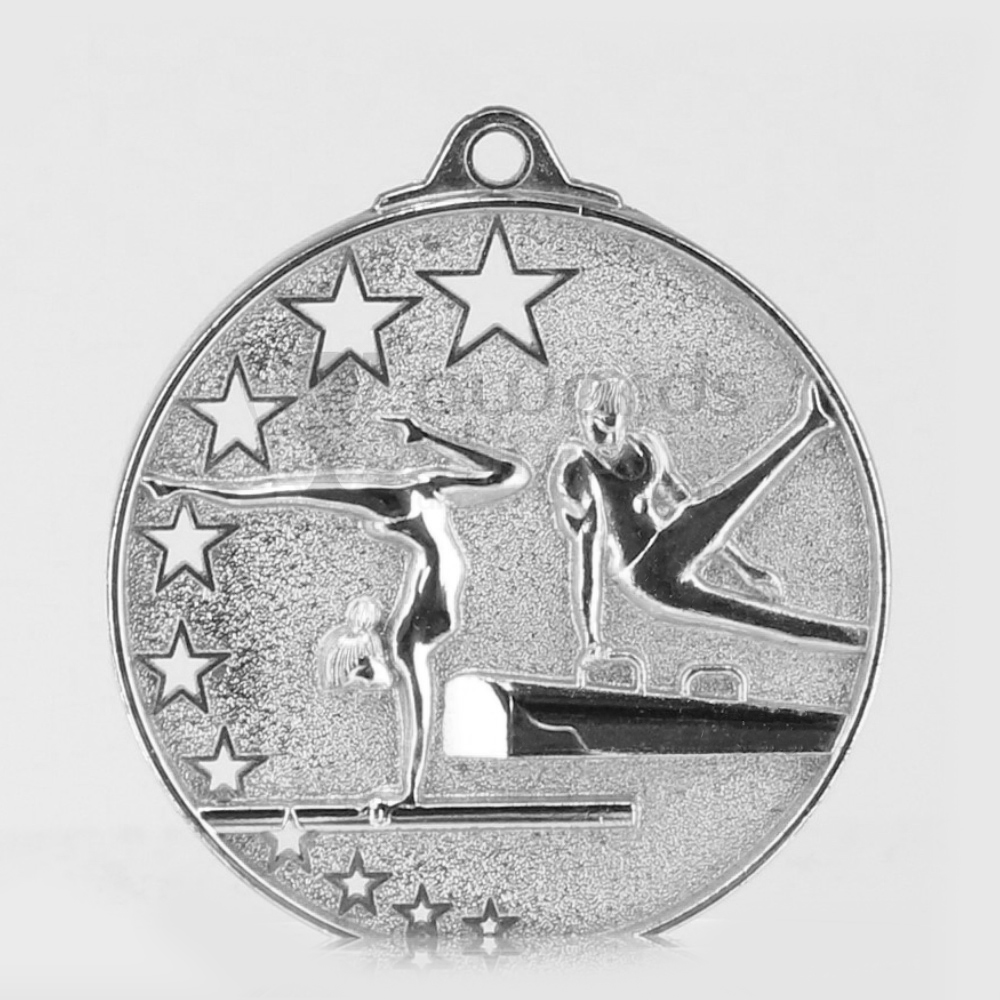 Star Gym Medal 52mm Silver
