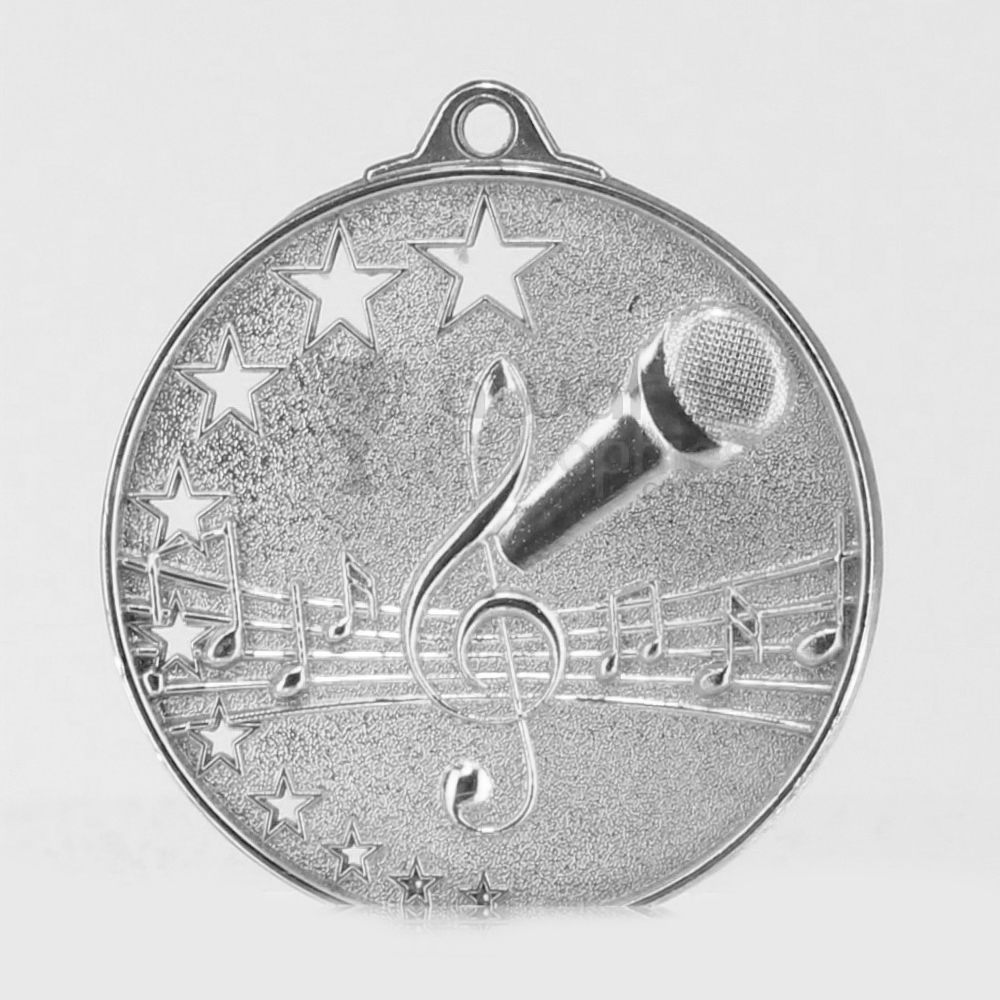 Star Music Medal 52mm Silver