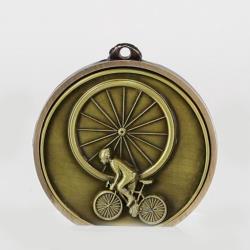Triumph Cycling Medal 55mm Gold