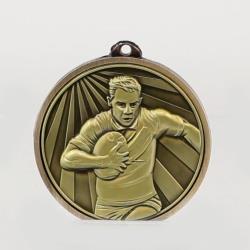 Triumph Rugby Male Medal 55mm Gold