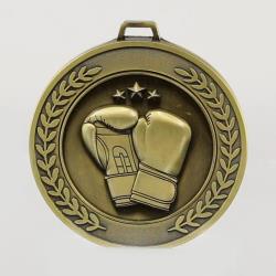 Heavyweight Boxing Medal 70mm Gold