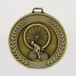 Heavyweight Cycling Medal 70mm Gold