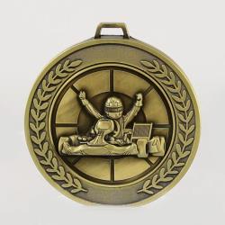 Heavyweight Go Kart Medal 70mm Gold