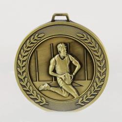 Heavyweight AFL Male Medal 70mm Gold