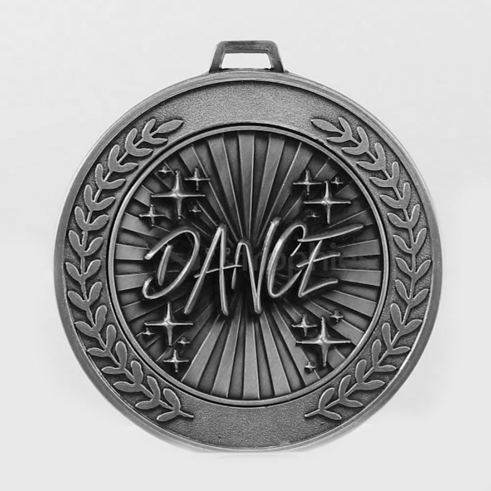 Heavyweight Dance Medal 70mm Silver