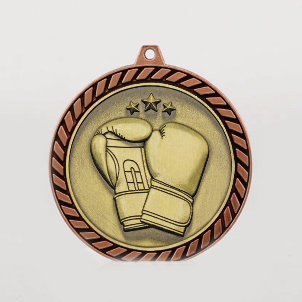 Venture Boxing Medal Bronze 60mm