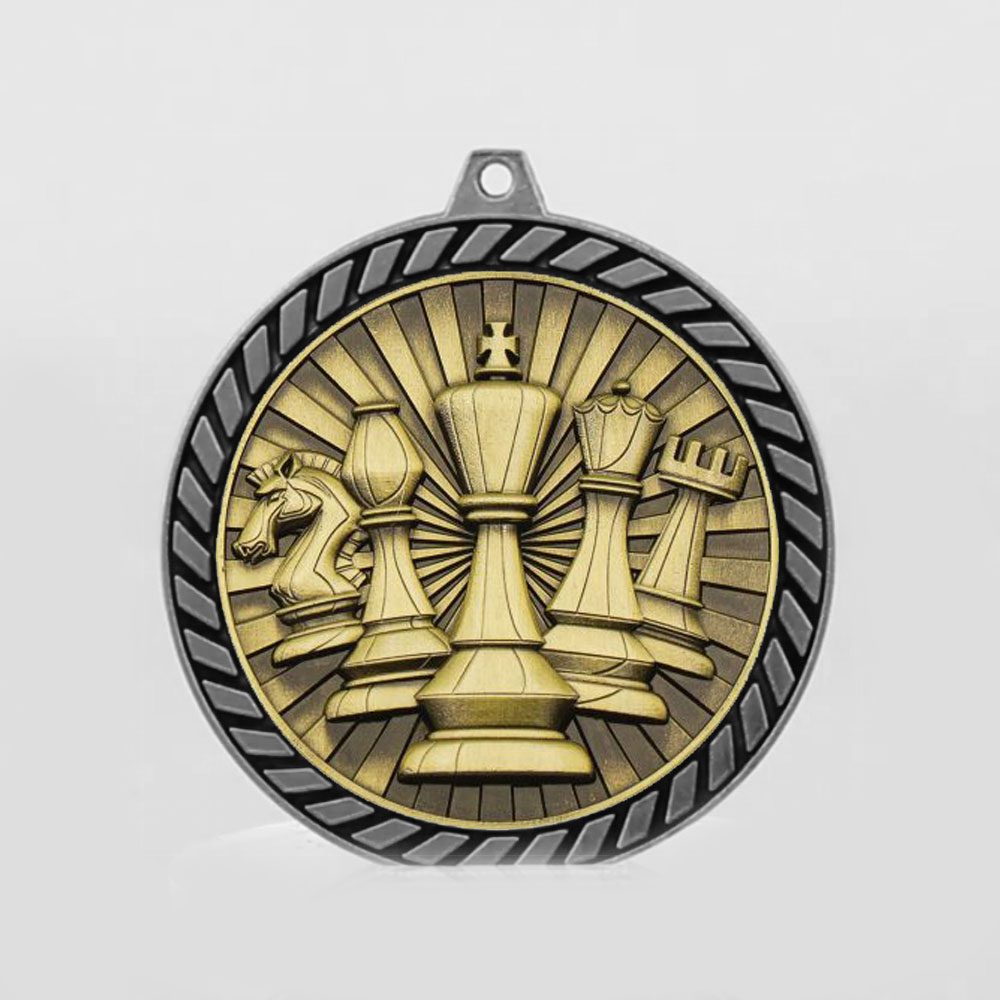 Venture Chess Medal Silver 60mm