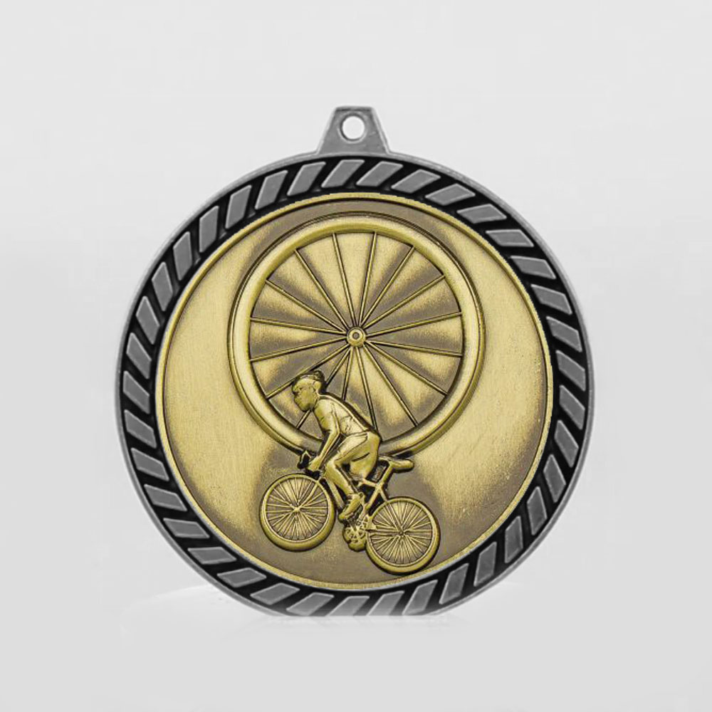 Venture Cycling Medal Silver 60mm