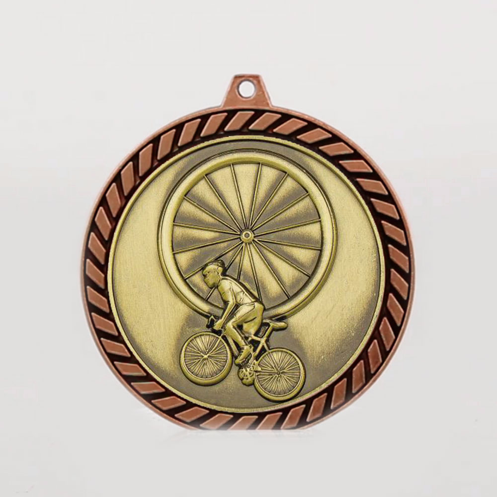 Venture Cycling Medal Bronze 60mm
