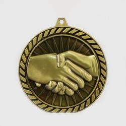 Venture Handshake Medal Gold 60mm