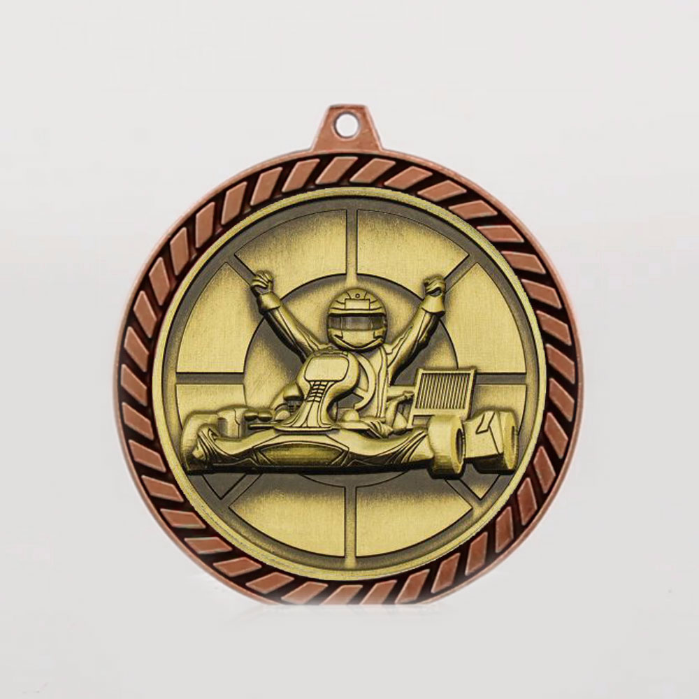 Venture Go Kart Medal Bronze 60mm