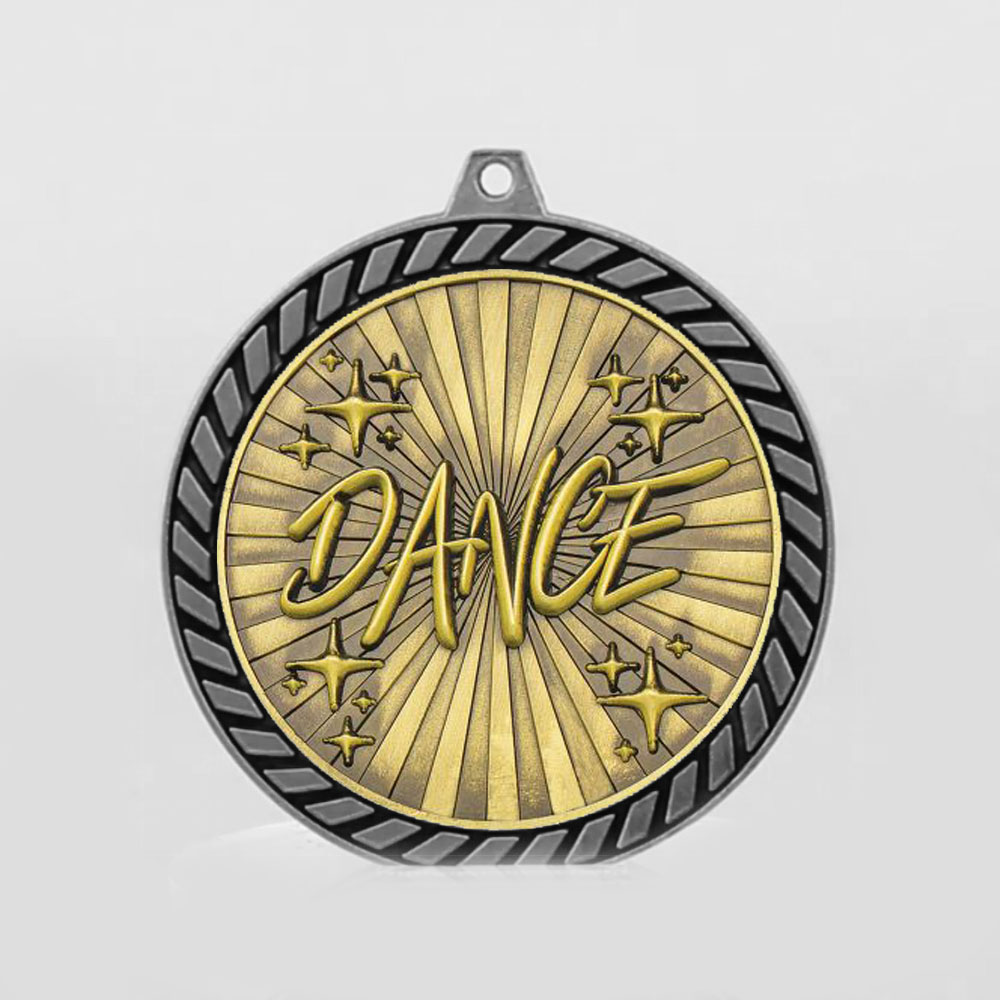 Venture Dance Medal Silver 60mm