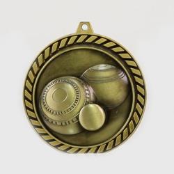 Venture Lawn Bowls Medal Gold 60mm