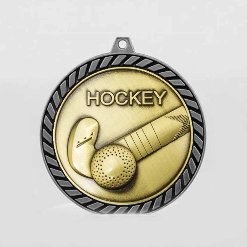 Venture Hockey Medal Silver 60mm