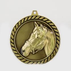 Venture Horse Medal Gold 60mm