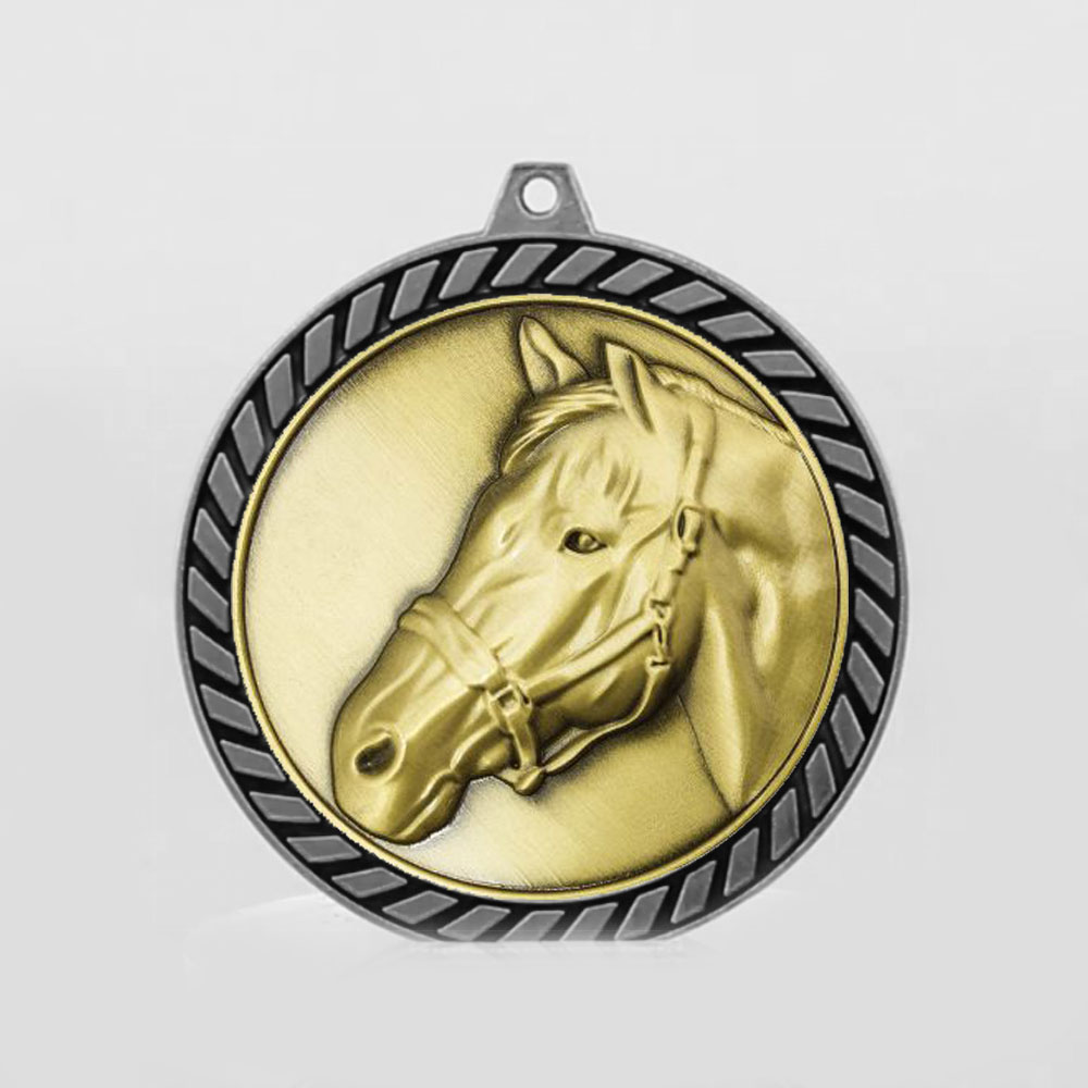 Venture Horse Medal Silver 60mm