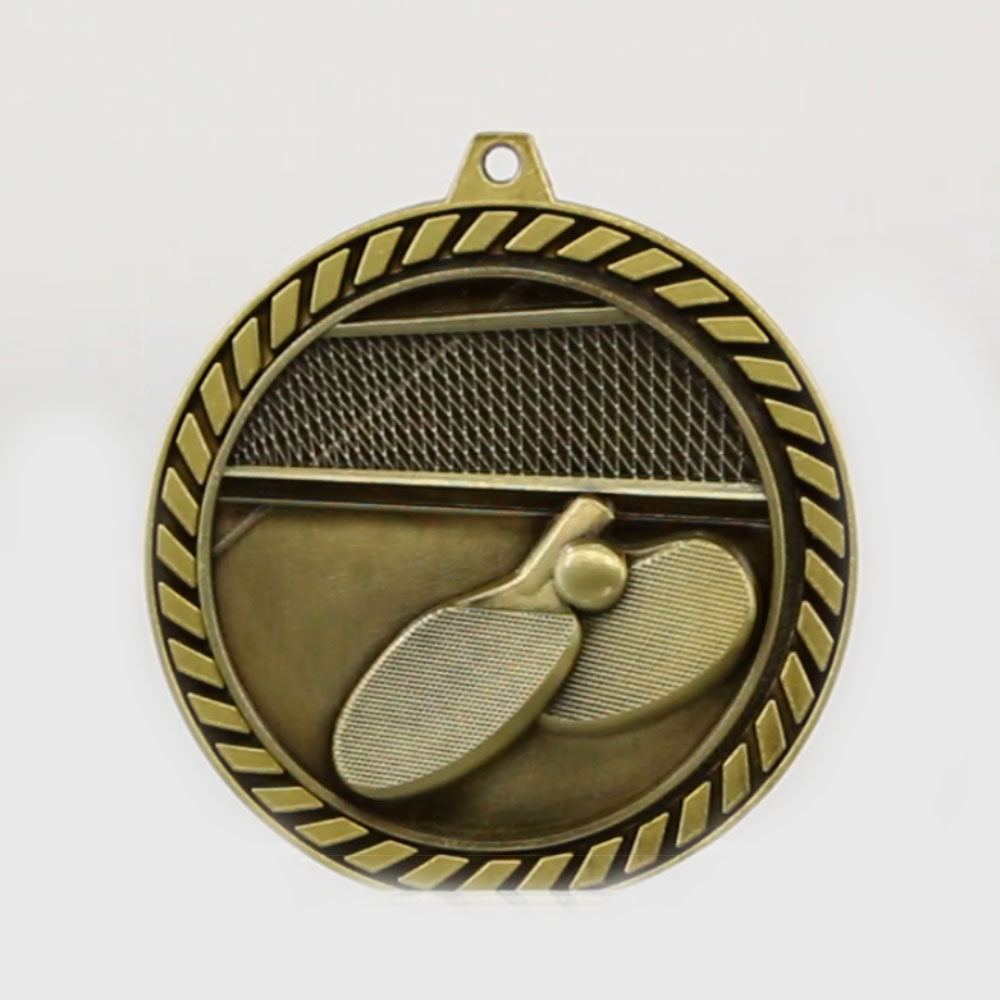 Venture Table Tennis Medal Gold 60mm