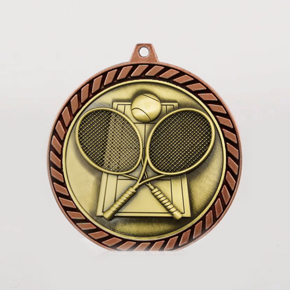 Venture Tennis Medal Bronze 60mm