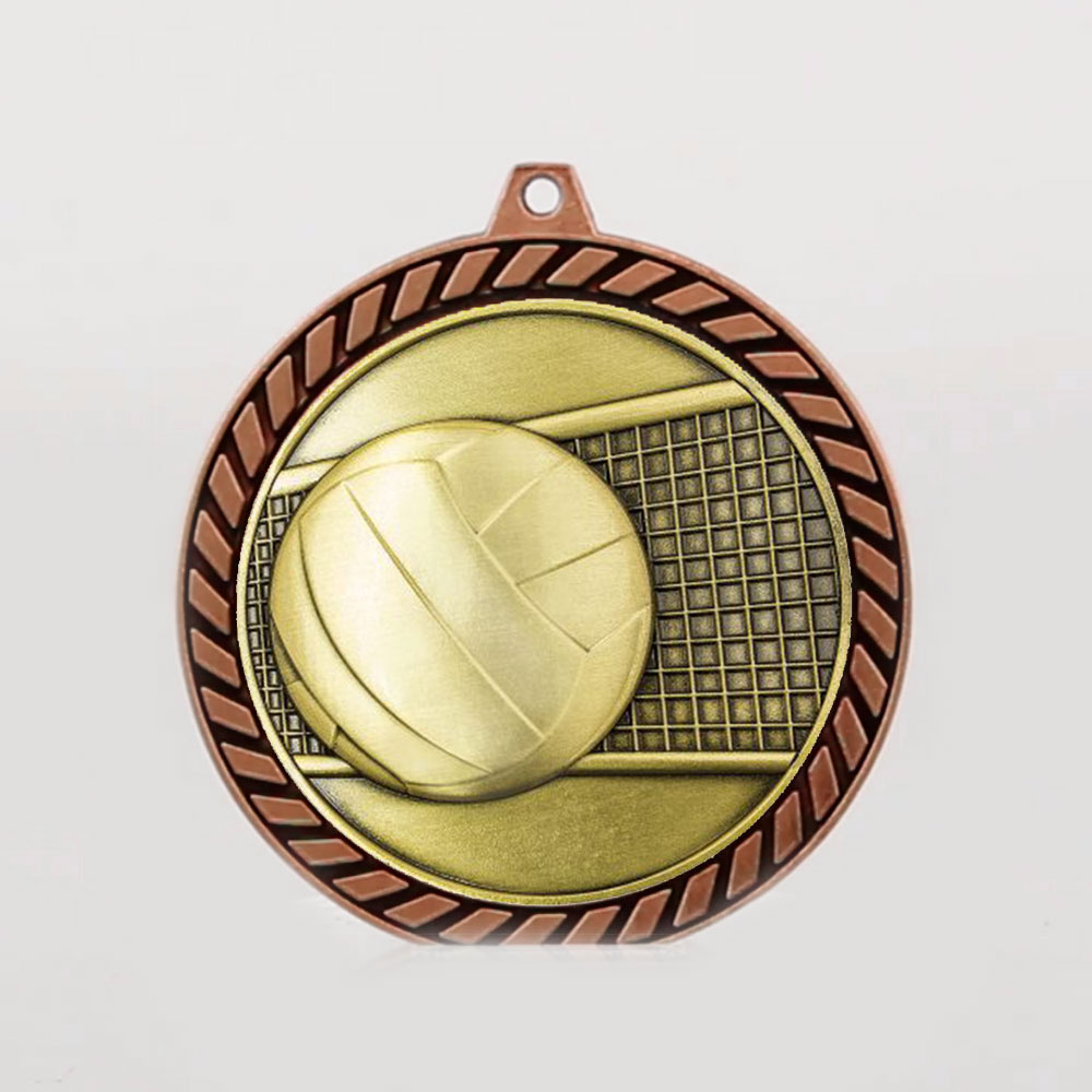 Venture Volleyball Medal Bronze 60mm