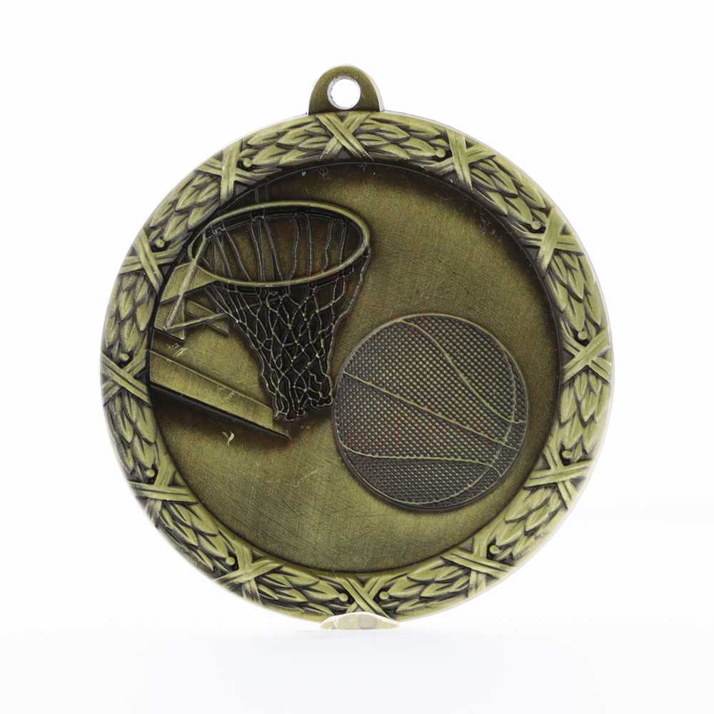 Basketball Derby Medal Gold 64mm