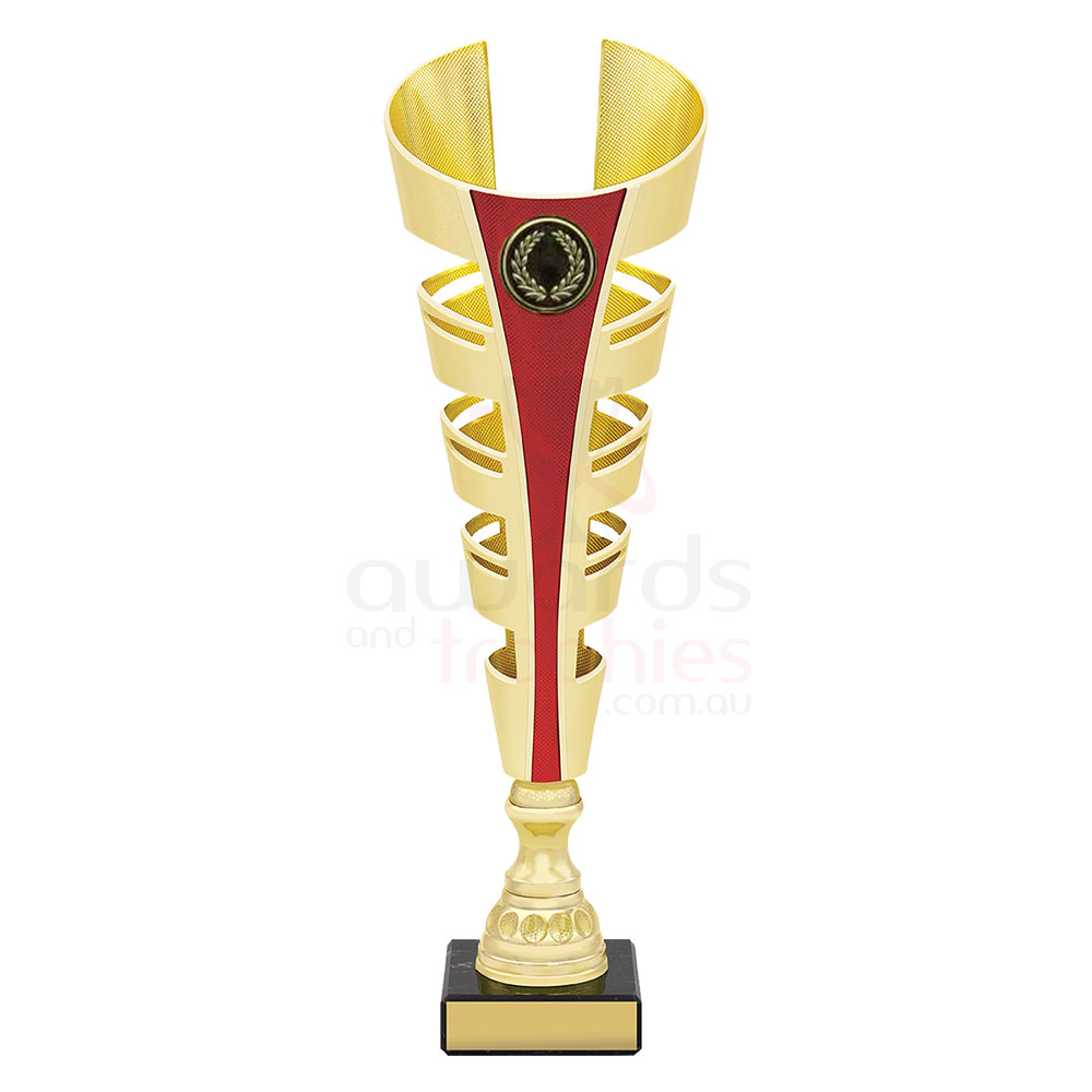 Gauntlet Cup Gold/Red 325mm