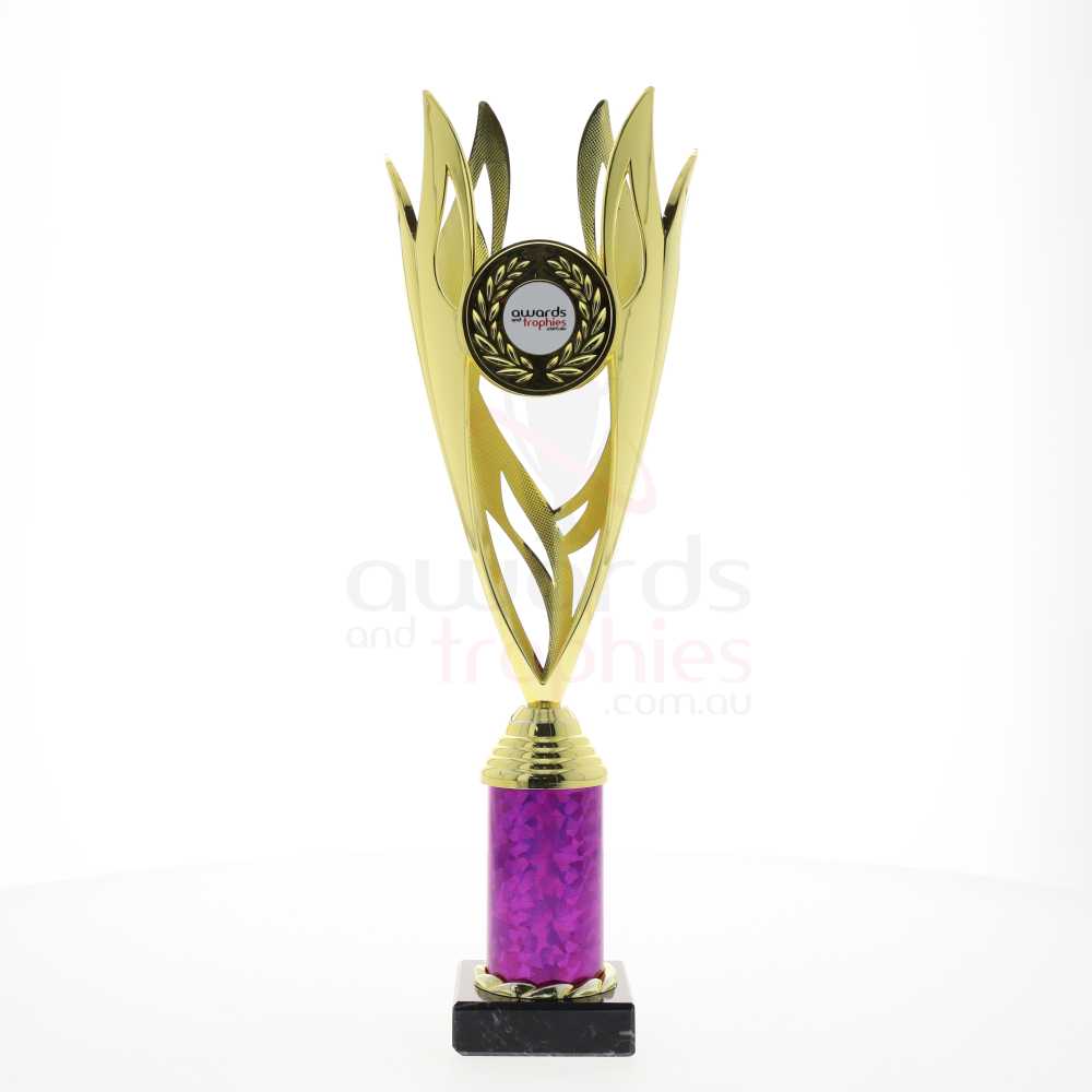 Lantern Cup Gold/Purple 360mm