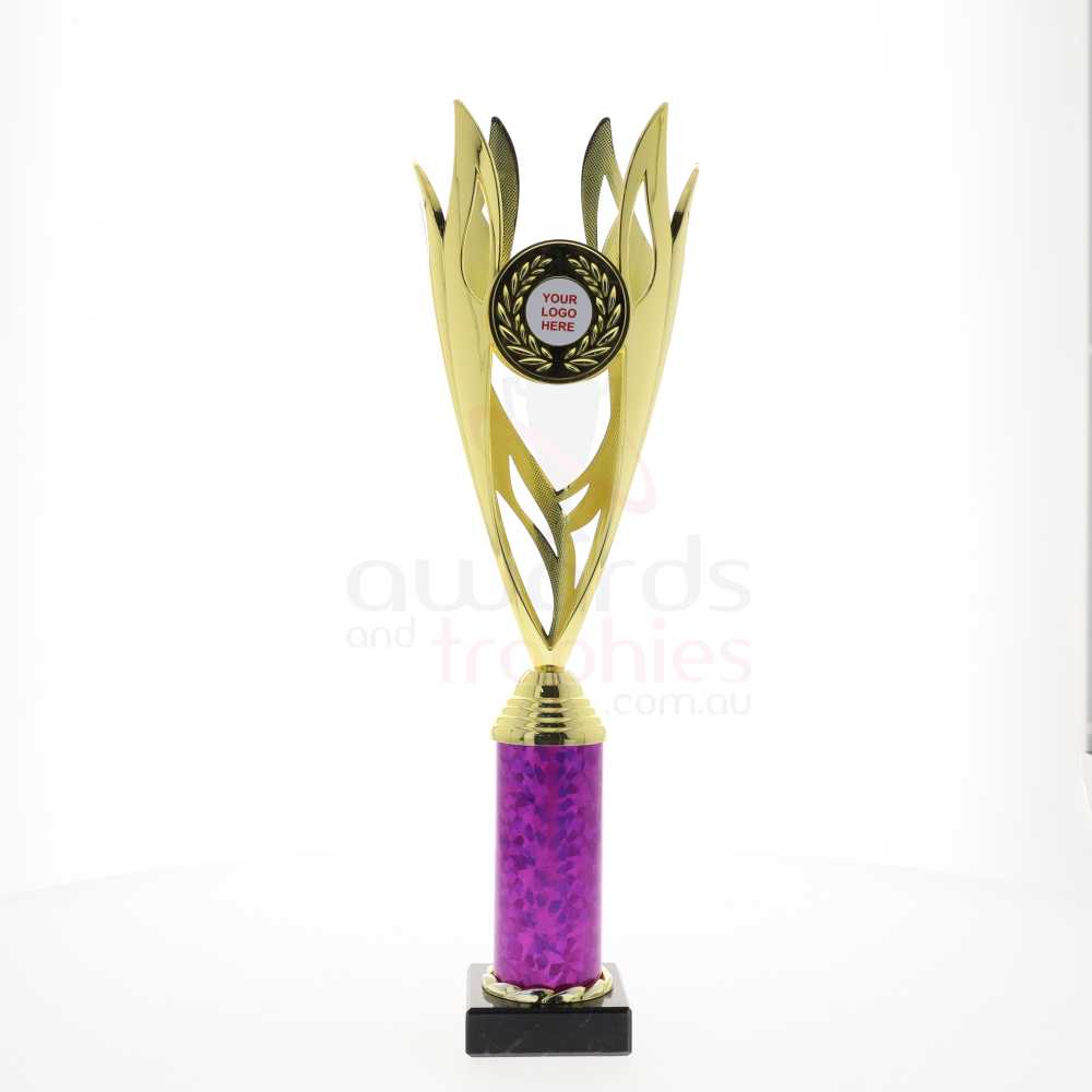 Lantern Cup Gold/Purple 385mm