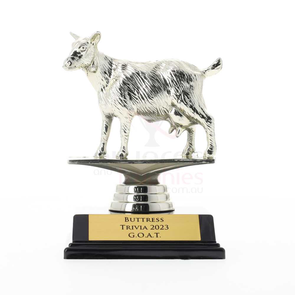 Goat figurine on base 130mm