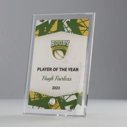 Rugby Team Colours Plaque V1 150mm