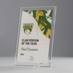 Rugby Team Colours Plaque V4 150mm