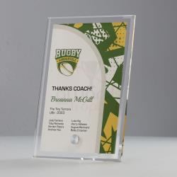 Rugby Team Colours Plaque V6 150mm