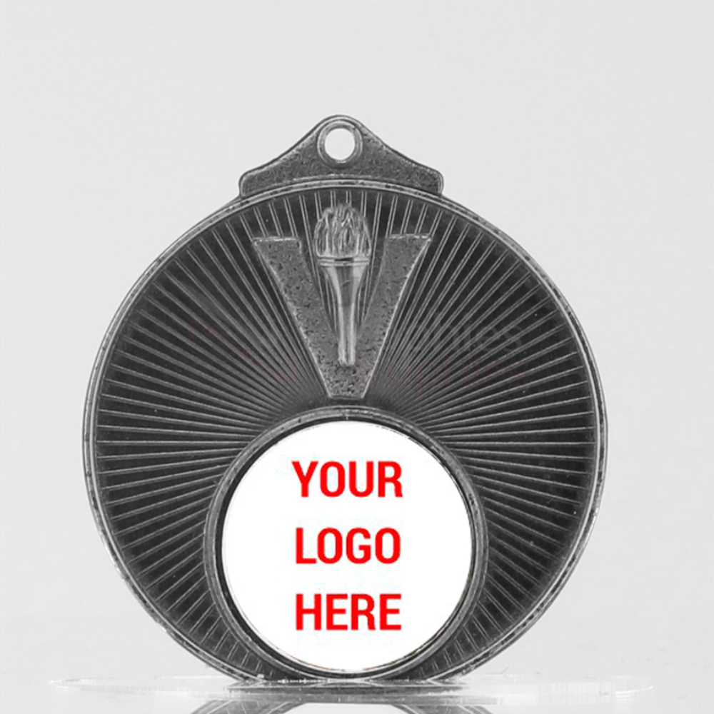 Victory Personalised Medal 50mm Silver