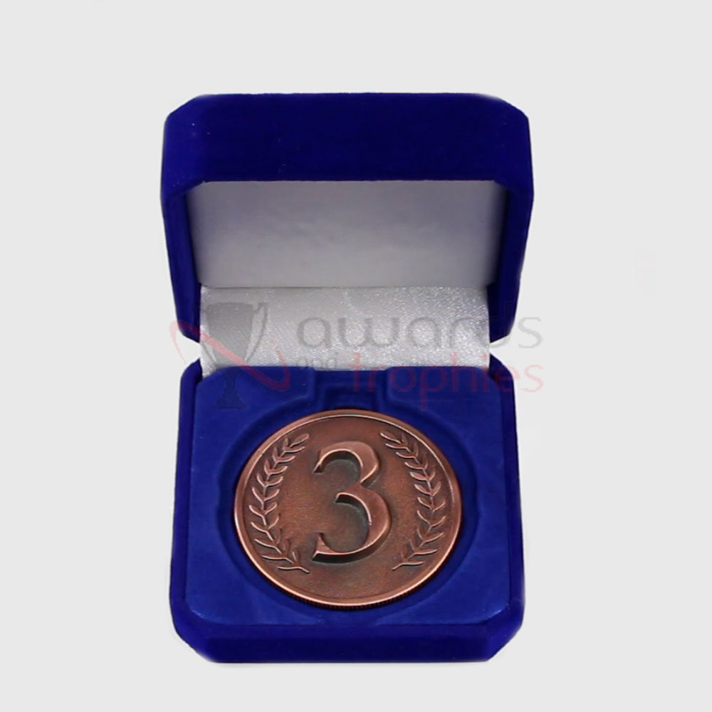 3rd Place Bronze Coin in Case