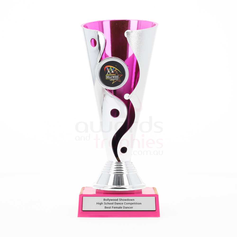 Carnival Cup Pink With Pink Base 200mm