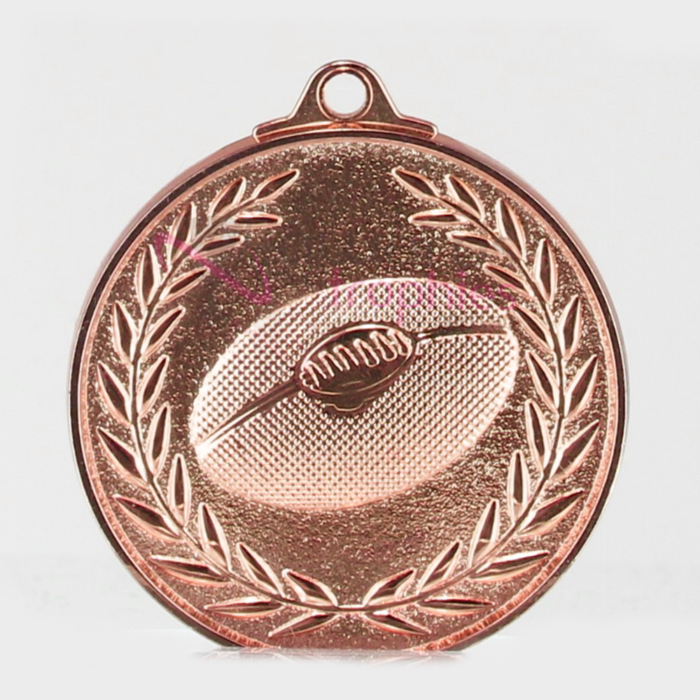 Wreath AFL Medal 50mm Bronze