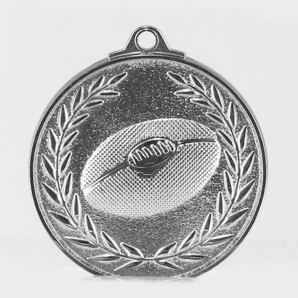 Wreath AFL Medal 50mm Silver