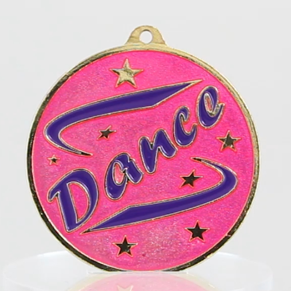 Pink Dance Medal 50mm