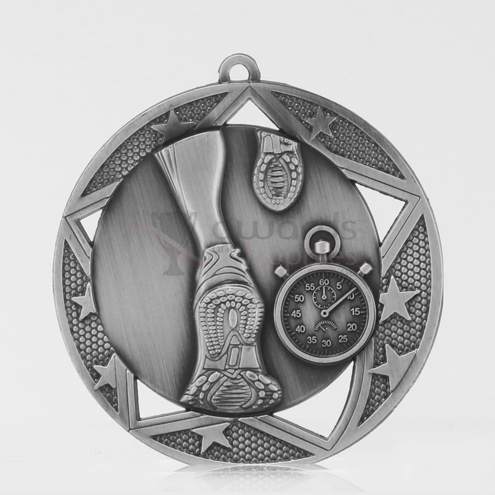 Stellar Track Medal 70mm Silver