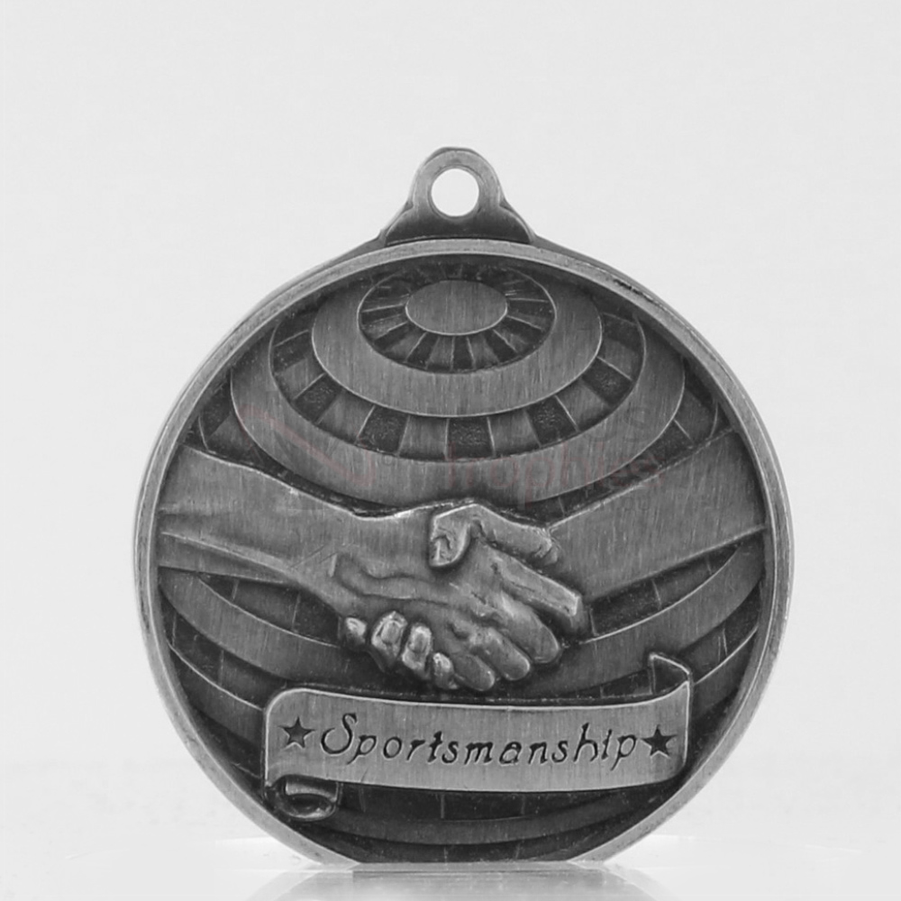 Global Sportsmanship Medal 50mm Silver 